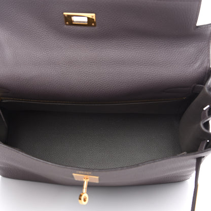 Hermes Togo Kelly Retourne 32 Etain 4 of 9