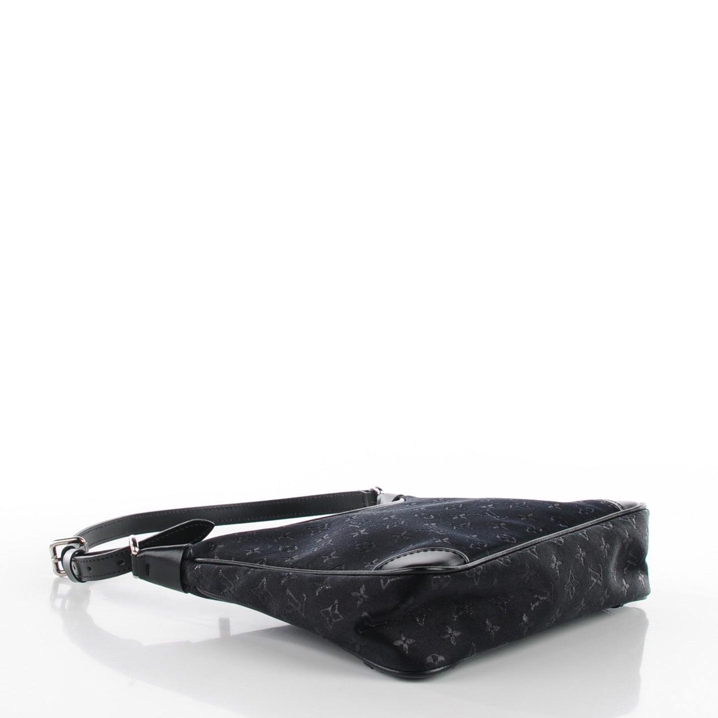 Satin Monogram Little Boulogne Black