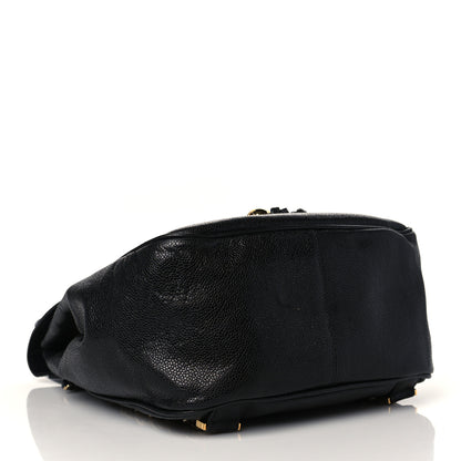Chanel Caviar CC Backpack Black 3 of 9