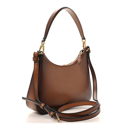 Stella McCartney Eco Alter Nappa Perforated Logo Shoulder Bag Brown 3 of 9