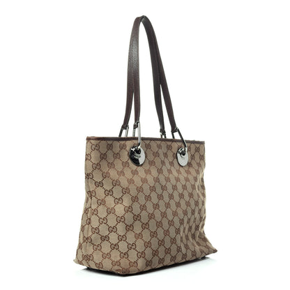Gucci Monogram Eclipse Tote Brown 3 of 14