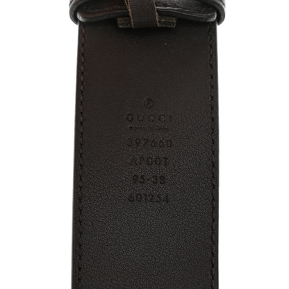 Gucci Moon Calfskin Double G 40mm Belt 95 38 Dark Cocoa 5 of 10