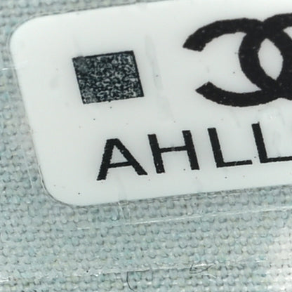 Chanel Lambskin Pearl Quilted Card Holder Light Blue 7 of 8