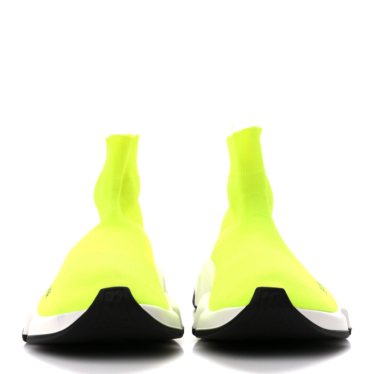 Nylon Knit Womens BB Speed Sneakers 37 Jaune Fluo