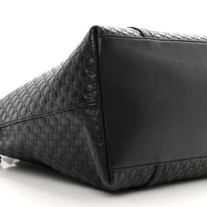 Gucci Soft Microguccissima Dome Satchel Black 9 of 12