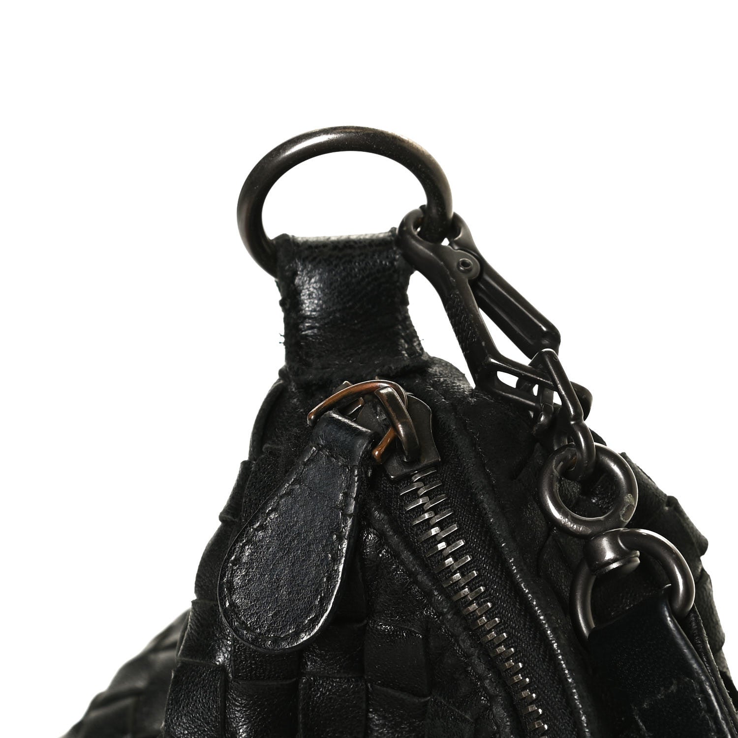 Bottega Veneta Nappa Intrecciato Small Shoulder Bag Black 12 of 12