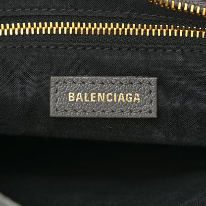 Balenciaga Chevre Gold Metallic Edge Hardware Mini City Gris Acier 6 of 9