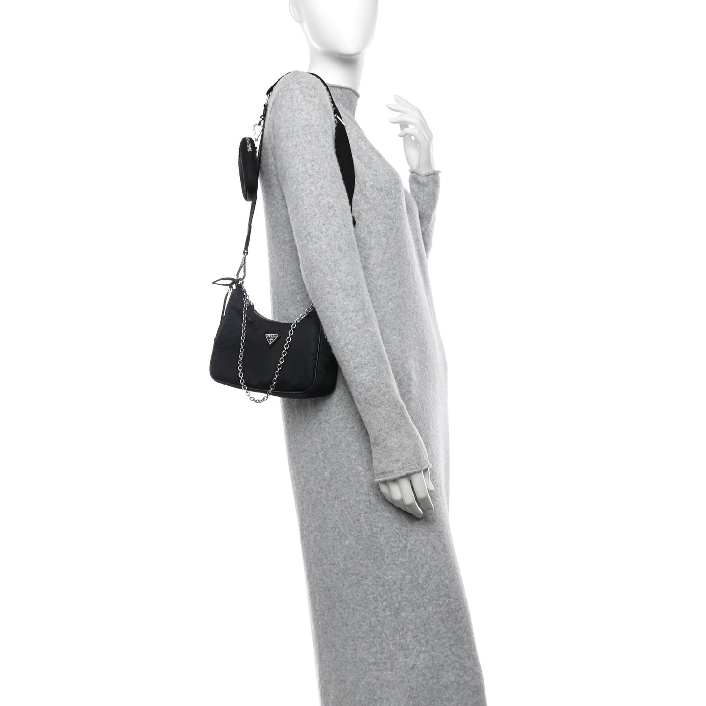 Nylon Re-Edition 2005 Shoulder Bag Black