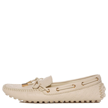 Louis Vuitton Empreinte Gloria Loafer Beige Size 37.5 1 of 6