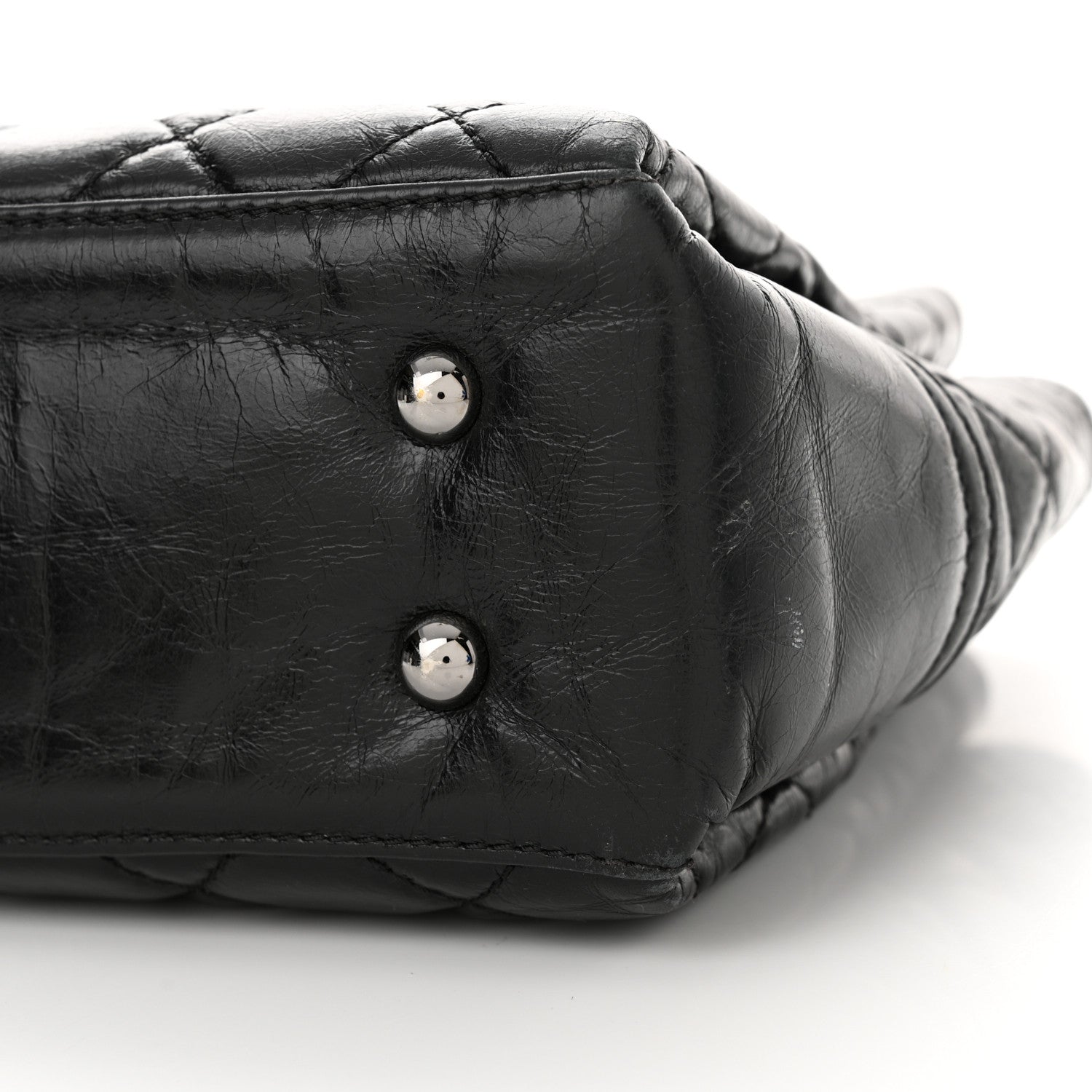 Chanel Calfskin Quilted Medium Coco Soft Tote Black 10 of 17