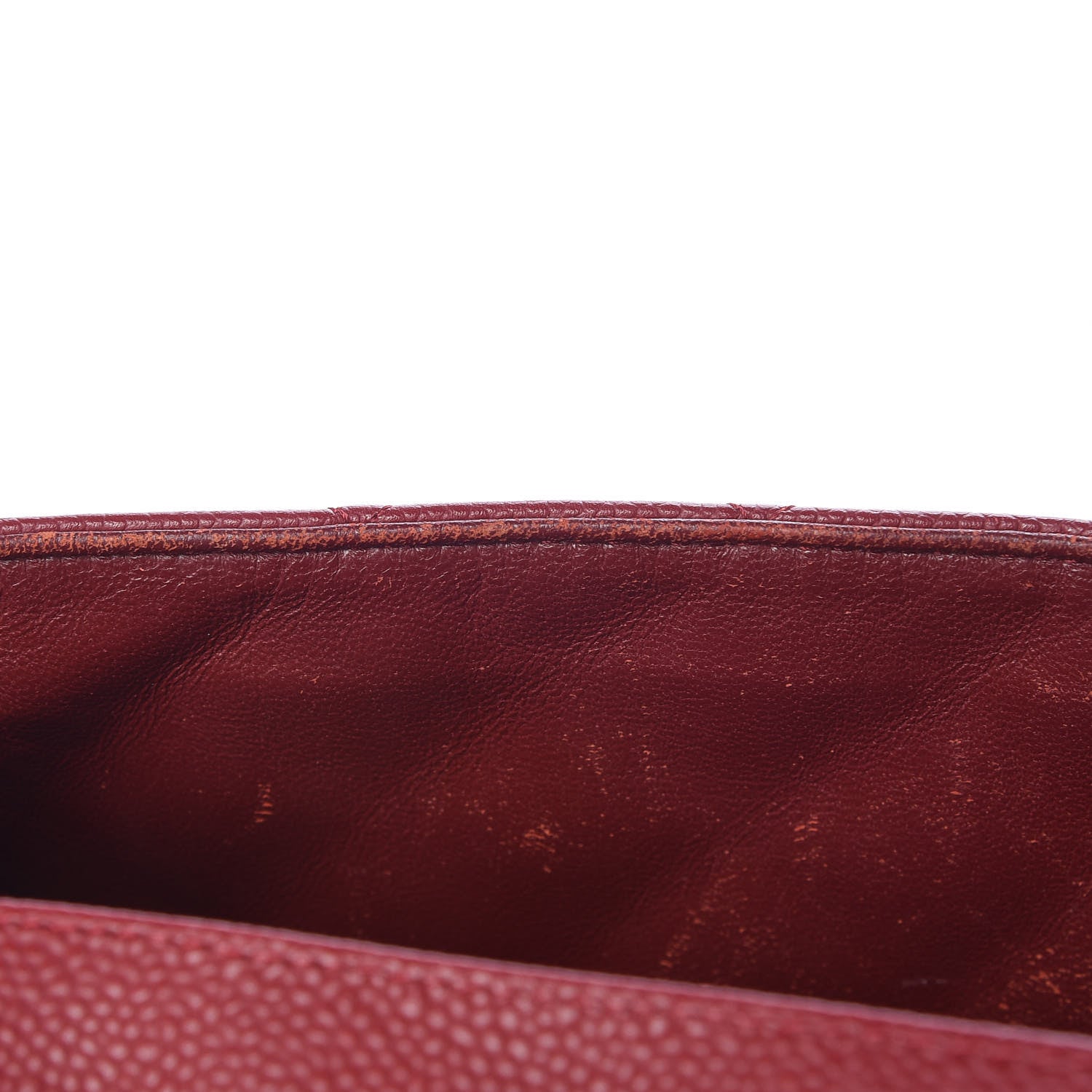 Chanel Caviar Quilted Jumbo Single Flap Red 12 of 27