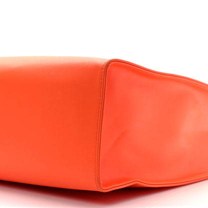 Telfar Vegan Leather Medium Shopping Bag Orange 9 of 9