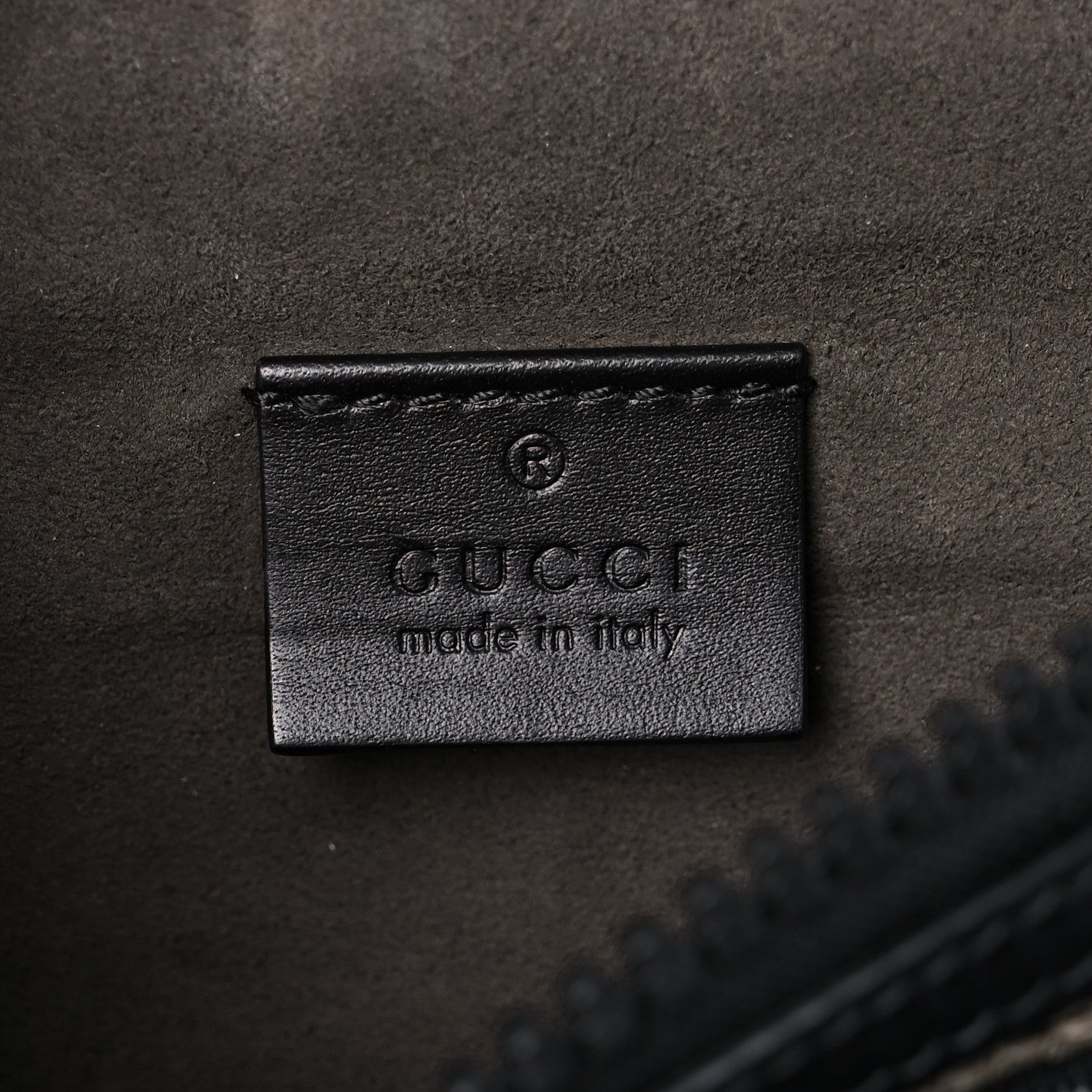 Gucci GG Supreme Monogram Belt Bag Black 6 of 11