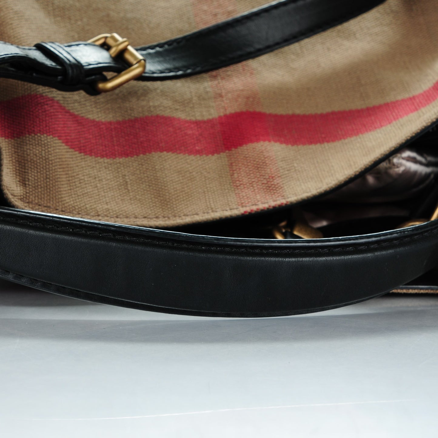 Canvas Mega Check Medium Ashby Black