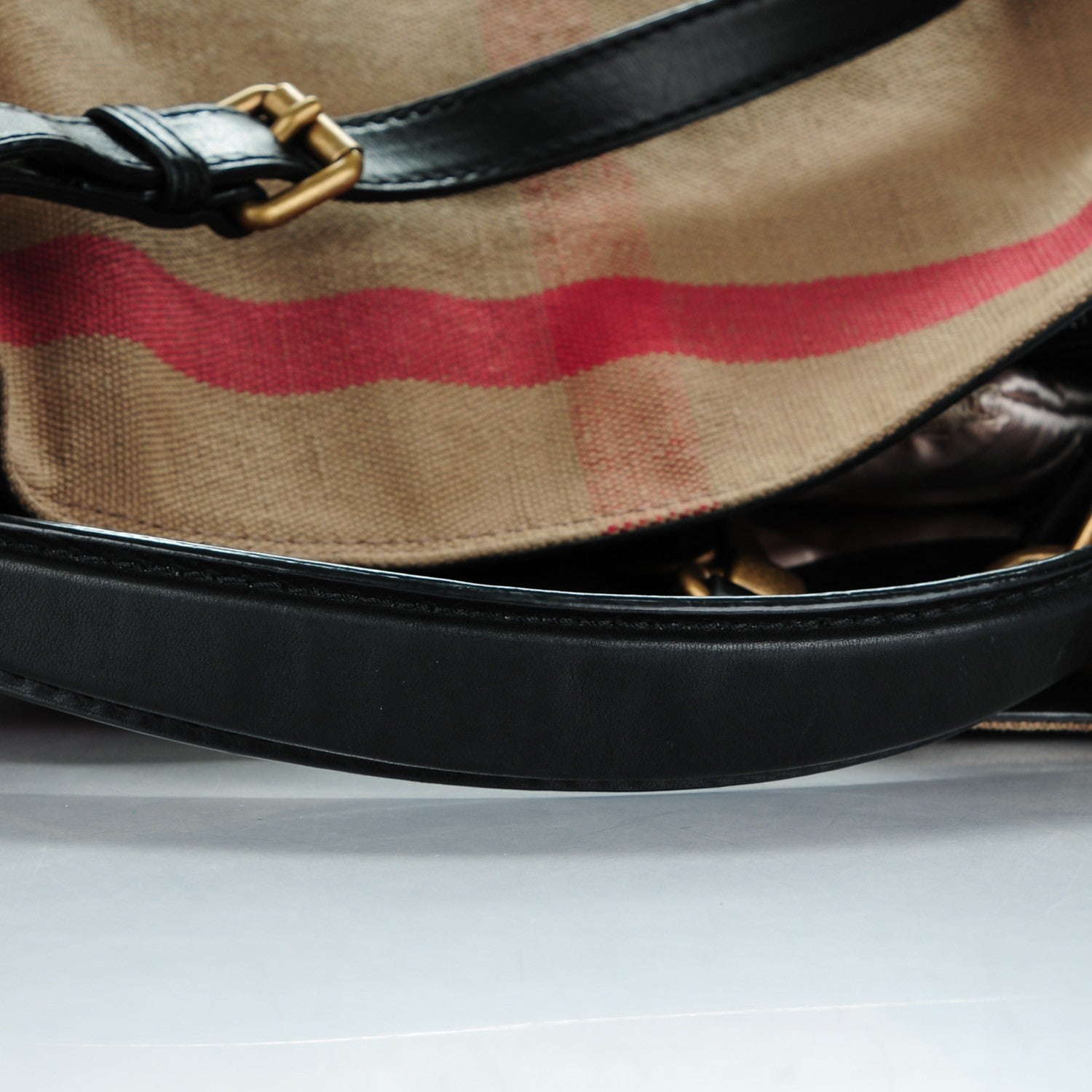 Burberry Canvas Mega Check Medium Ashby Black 11 of 11