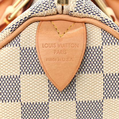 Louis Vuitton Damier Azur Speedy 25 6 of 9