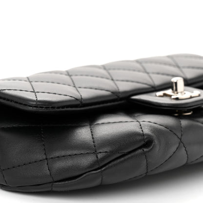 Chanel Calfskin Quilted CC Uniform Flap Belt Bag Black 10 of 12