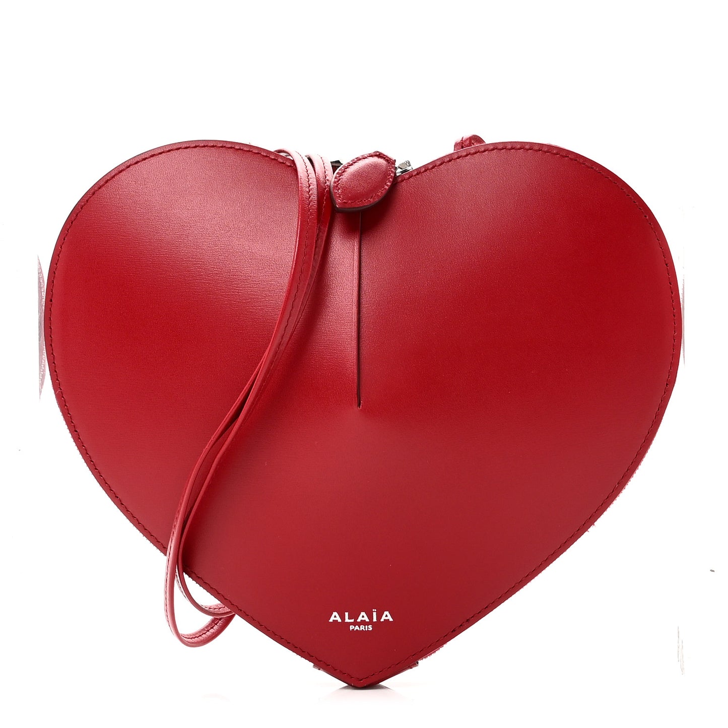 Lux Calfskin Le Coeur Bag Lacquer Red