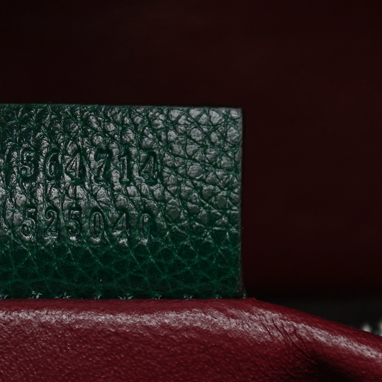Gucci Grainy Calfskin Medium Zumi Top Handle Bag Vintage Green 8 of 11