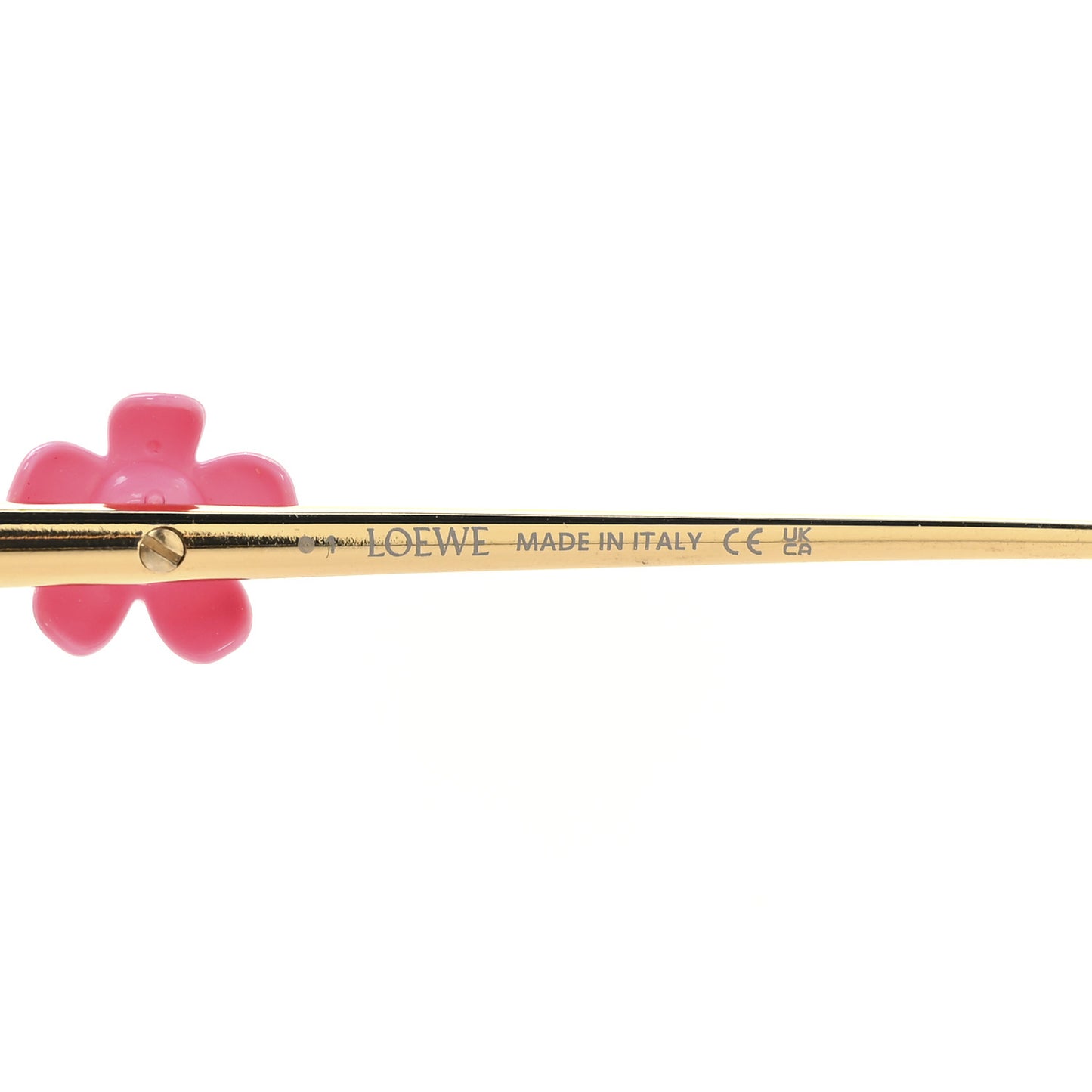 Metal Daisy Field Sunglasses LW40173U Gold Pink