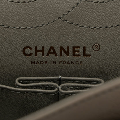 Chanel Calfskin Chevron Quilted 2.55 Reissue 225 Flap Grey 6 of 10