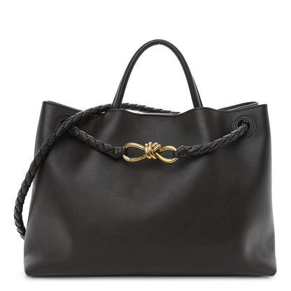 Bottega Veneta Silky Calfskin Medium Andiamo Shoulder Bag Fondant 1 of 10