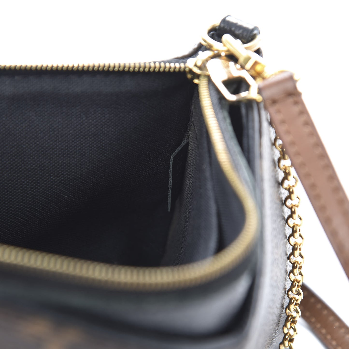 Monogram Pallas Clutch Black