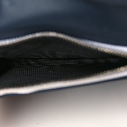 Dolce & Gabbana Logo Bi-Fold Shoulder Wallet Navy White 4 of 5