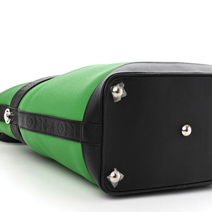 Louis Vuitton Calfskin Cruiser GM Green Black 8 of 9