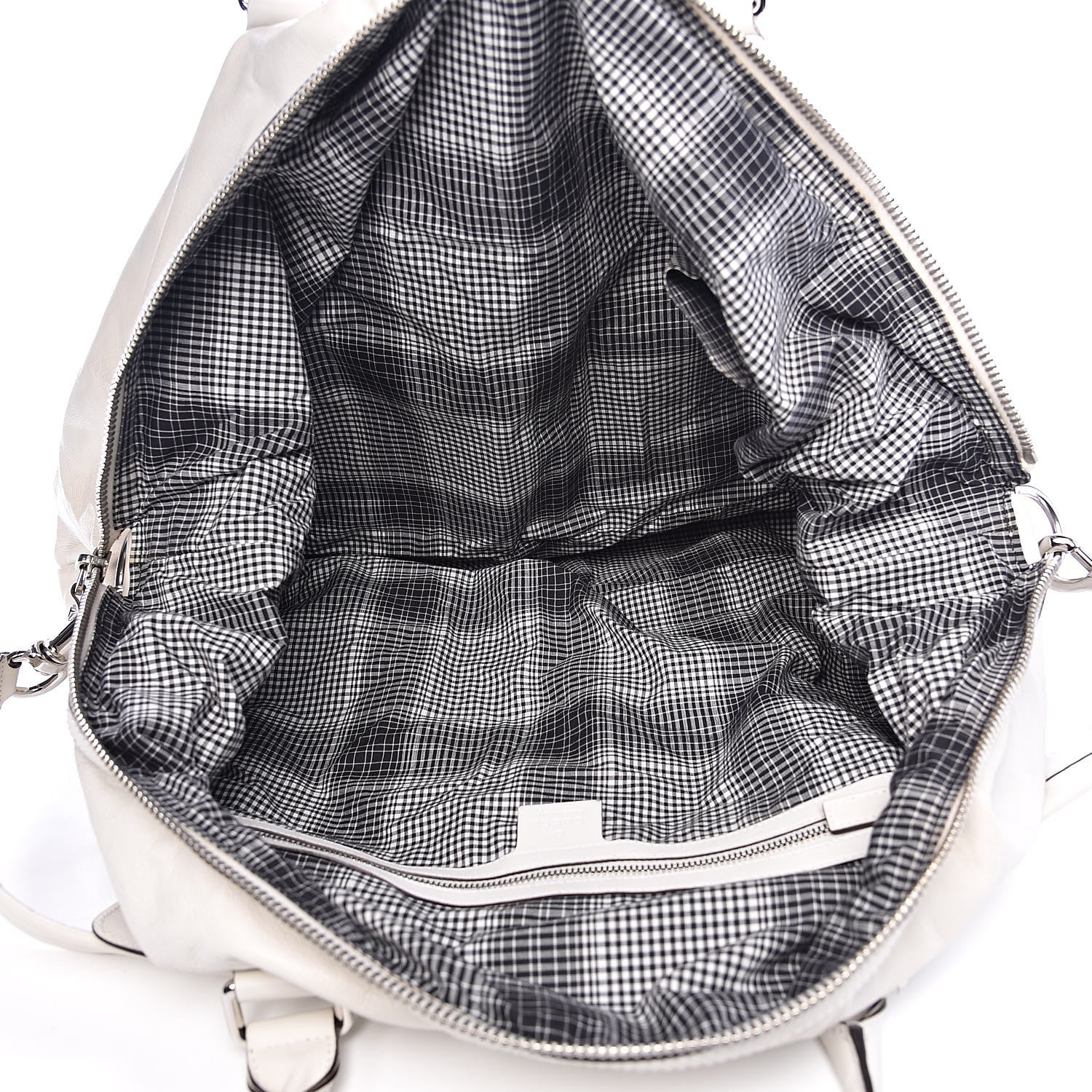 Gucci Calfskin Top Handle Tote White 5 of 21