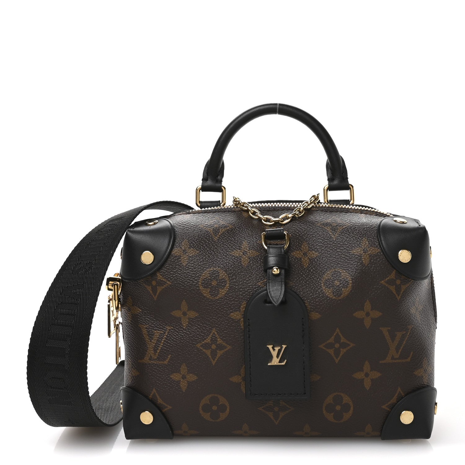 Louis Vuitton Monogram Petite Malle Souple Black 1 of 9