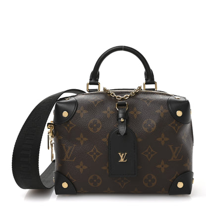 Louis Vuitton Monogram Petite Malle Souple Black 1 of 9