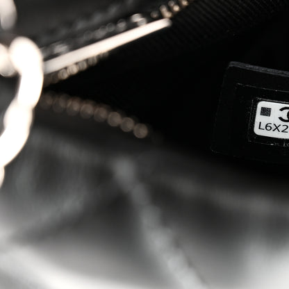 Chanel Lambskin Quilted Uniform Crossbody Bag Black 7 of 10