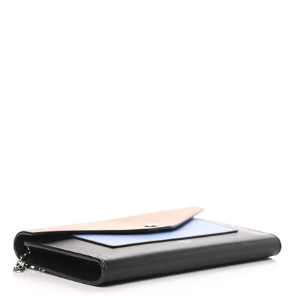 Celine Shiny Calfskin Clutch on a Chain Multicolor 4 of 16
