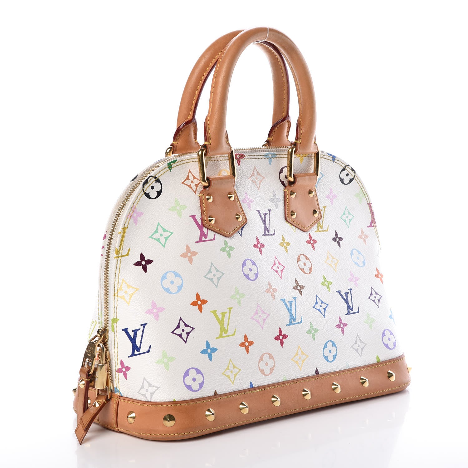 Louis Vuitton Monogram Multicolor Alma PM White 3 of 10