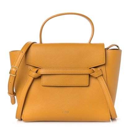 Celine Grained Calfskin Nano Belt Bag Calendula 1 of 11