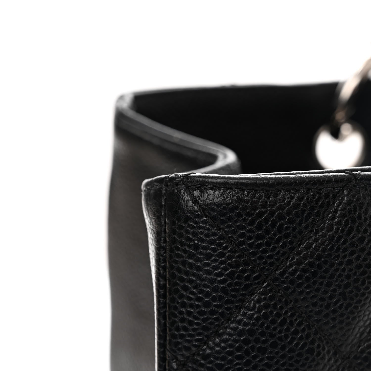 Chanel Caviar Quilted Grand Shopping Tote GST Black 13 of 14