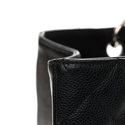 Chanel Caviar Quilted Grand Shopping Tote GST Black 13 of 14
