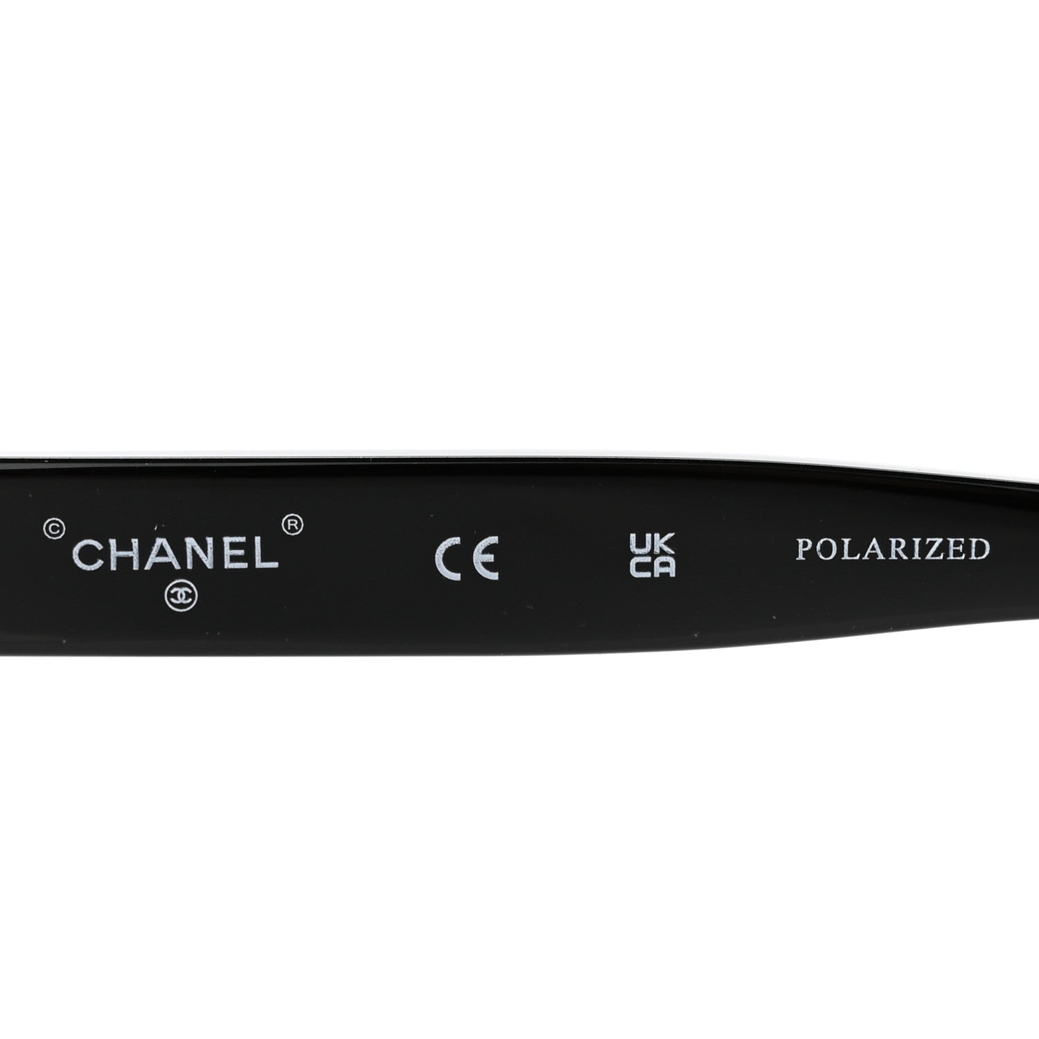 Chanel Acetate Polarized Butterfly Sunglasses 71548A Black 5 of 9