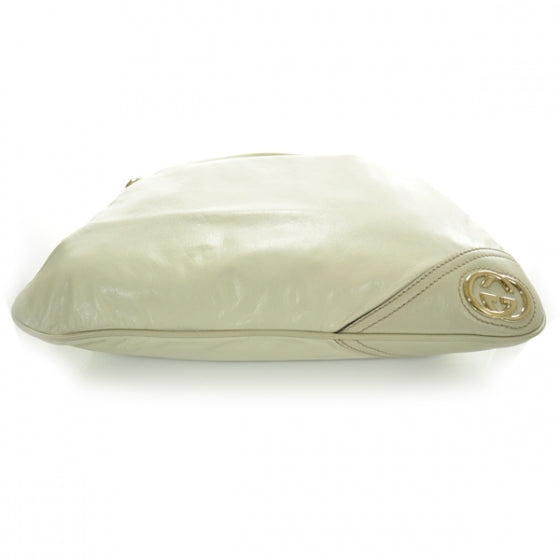 Gucci Lambskin Medium New Britt Hobo Ivory 4 of 9