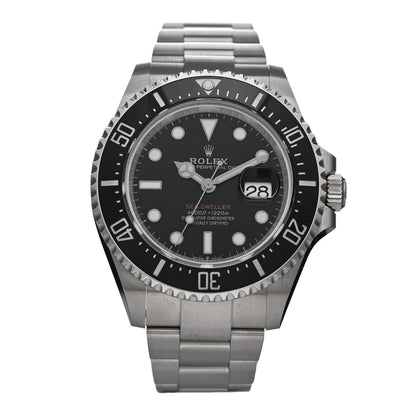 Rolex Stainless Steel 43mm Oyster Perpetual Date Sea-Dweller Watch Black 126600 1 of 5