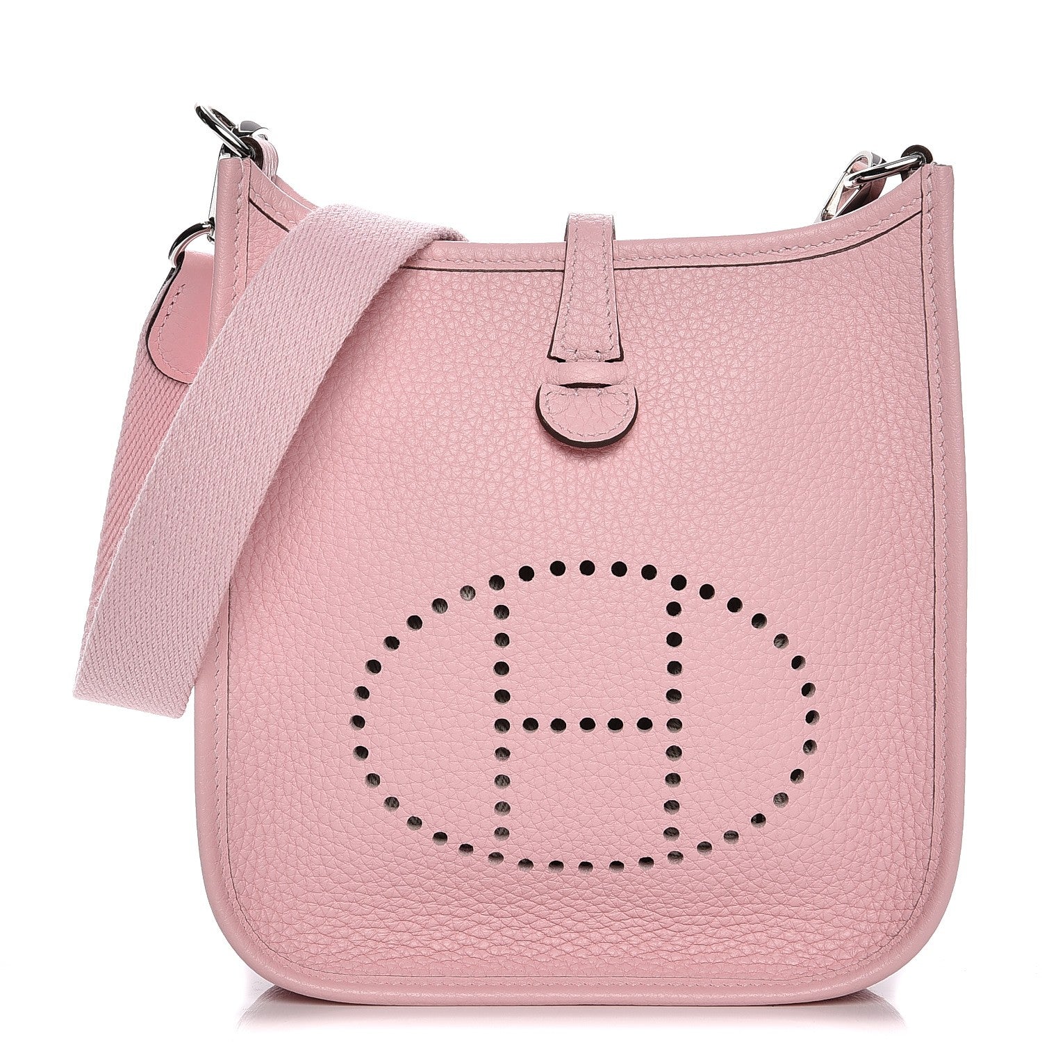 Hermes Taurillon Clemence Evelyne TPM Rose Sakura 1 of 8