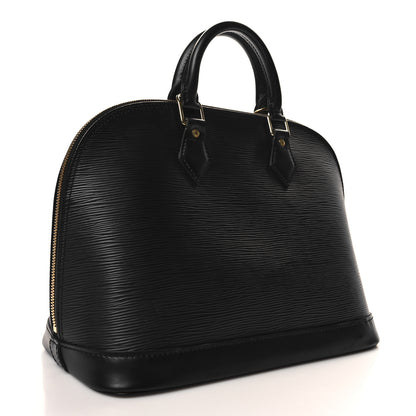 Louis Vuitton Epi Alma PM Black 3 of 10
