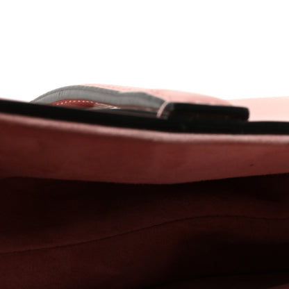 Christian Dior Smooth Calfskin Mini Saddle Bag With Strap Antique Pink 9 of 19