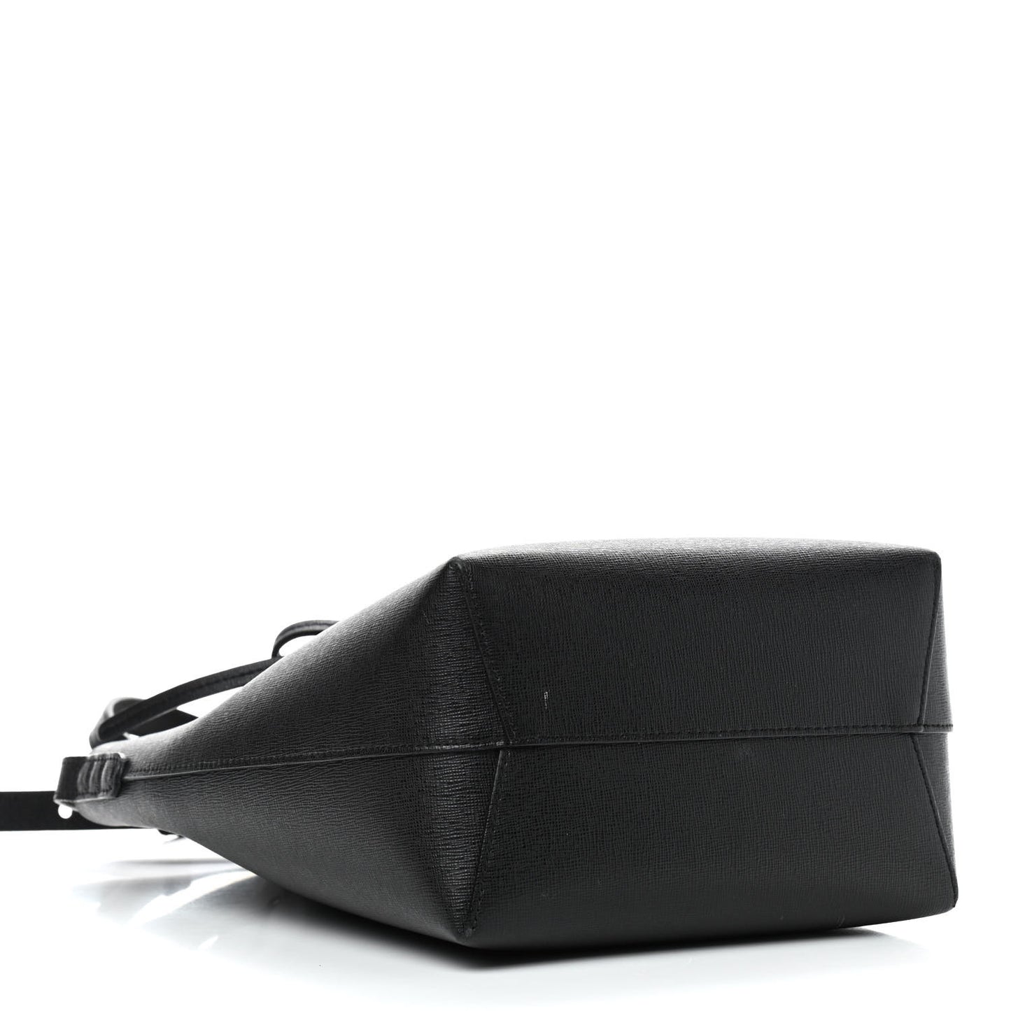 Saffiano Mini Bucket Bag Black Flamma