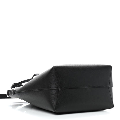 Mansur Gavriel Saffiano Mini Bucket Bag Black Flamma 4 of 9