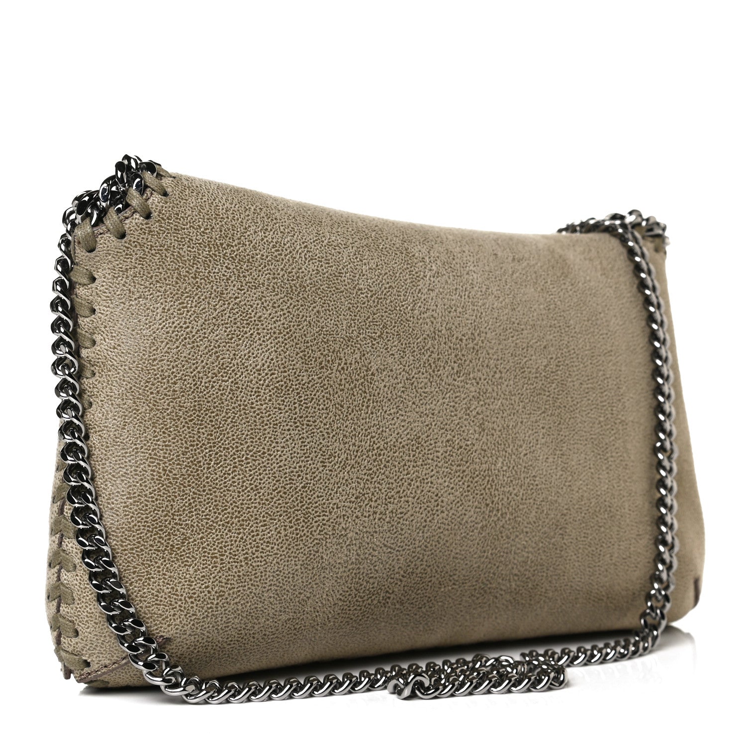 Stella McCartney Shaggy Deer Falabella Crossbody Bag Light Khaki 4 of 15