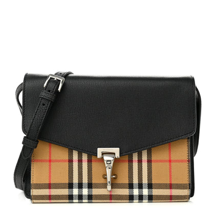 Burberry Derby Calfskin Vintage Check Small Macken Crossbody Bag 1 of 10
