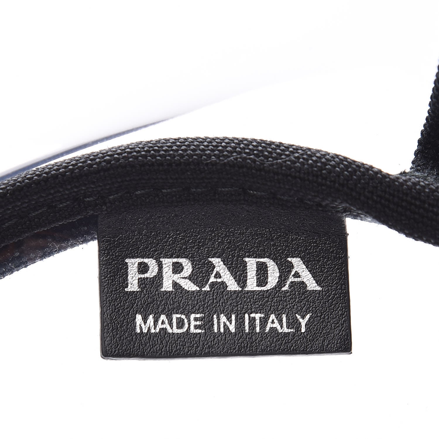 Prada Plexiglass Calfskin Small Shopper Tote Black 7 of 10