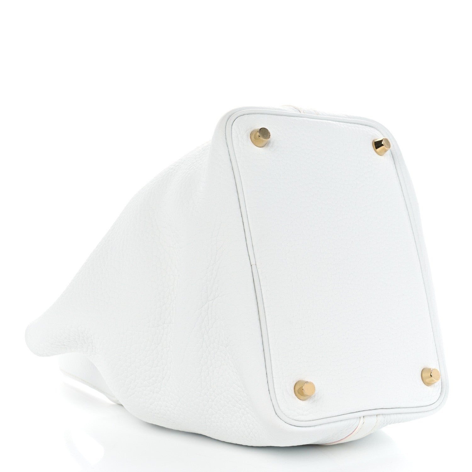 Hermes Taurillon Clemence Picotin Lock 18 PM White 4 of 13